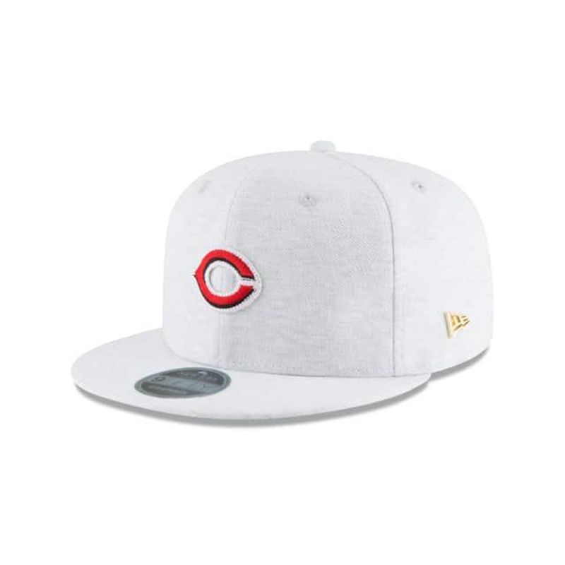 MLB Cincinnati Reds Micro Stitch 9Fifty Snapback (VNA9078) - Grey New Era Caps